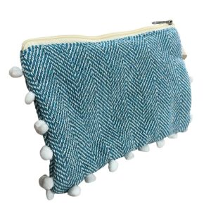 Pompom Pouch – Aqua Vibes Edition