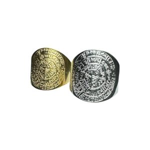 Phaistos Disc Ring