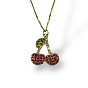 Cherry Sparkle Necklace
