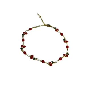 Cherry Baby Anklet