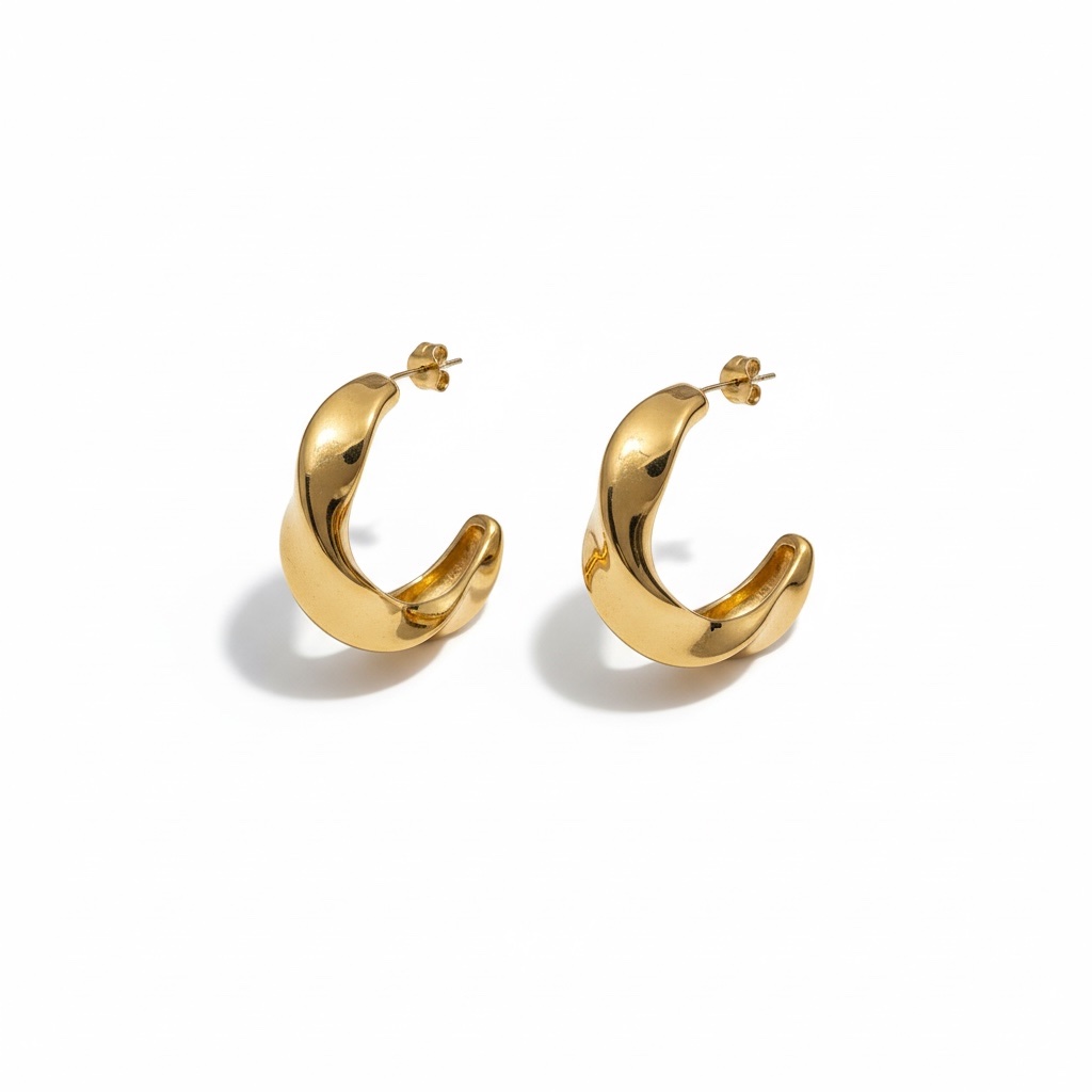 Aria Hoops Gold & Silver - Image 5
