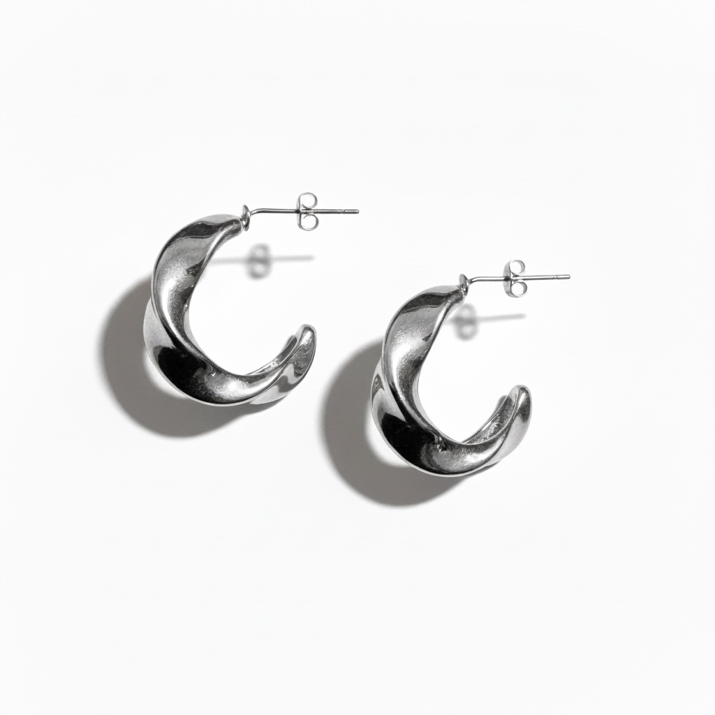 Aria Hoops Gold & Silver - Image 3