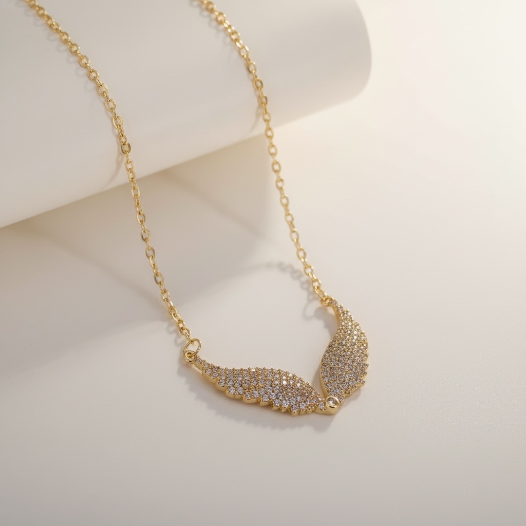 Angel Glow Wings Necklace - Image 5