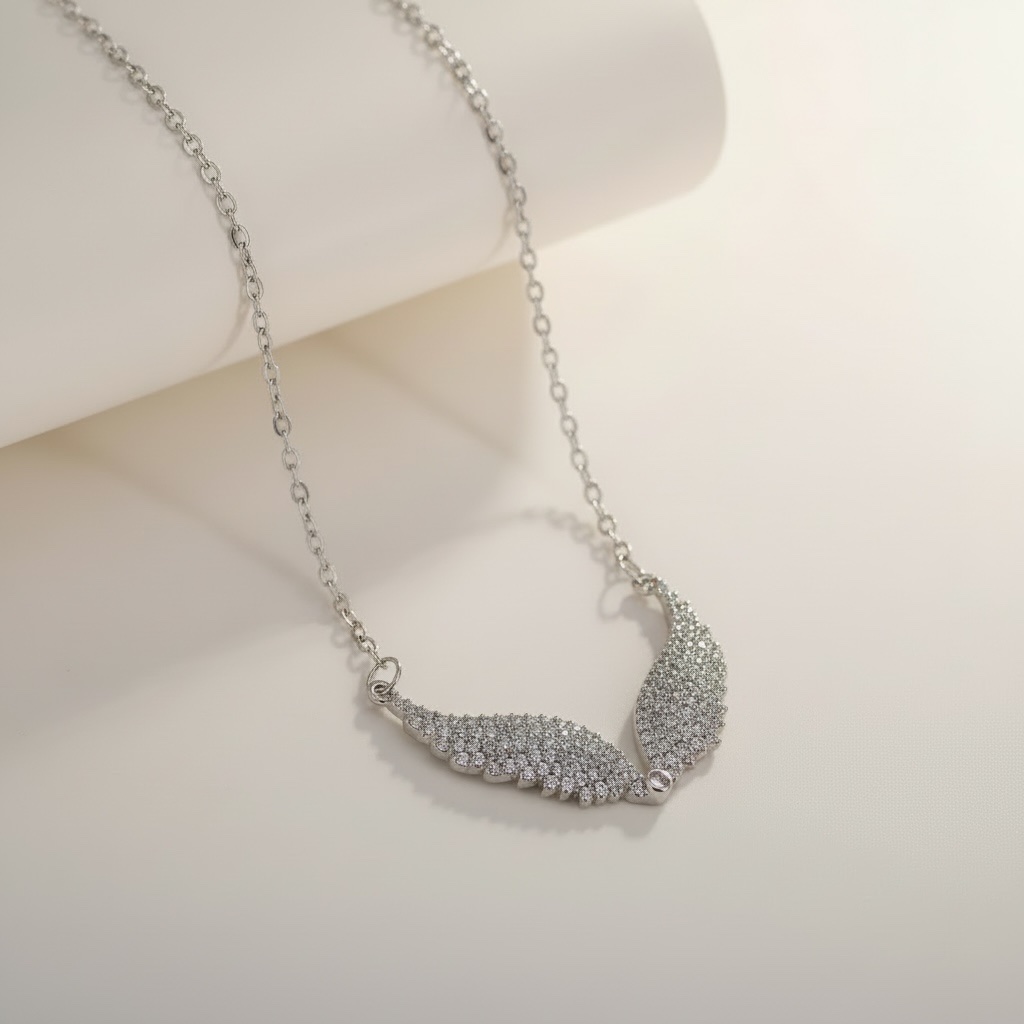 Angel Glow Wings Necklace - Image 2
