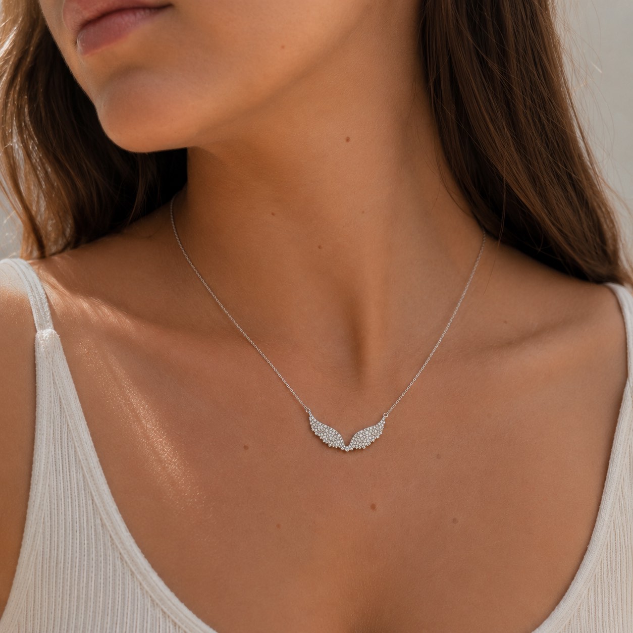 Crystal Wings Necklace - Image 6