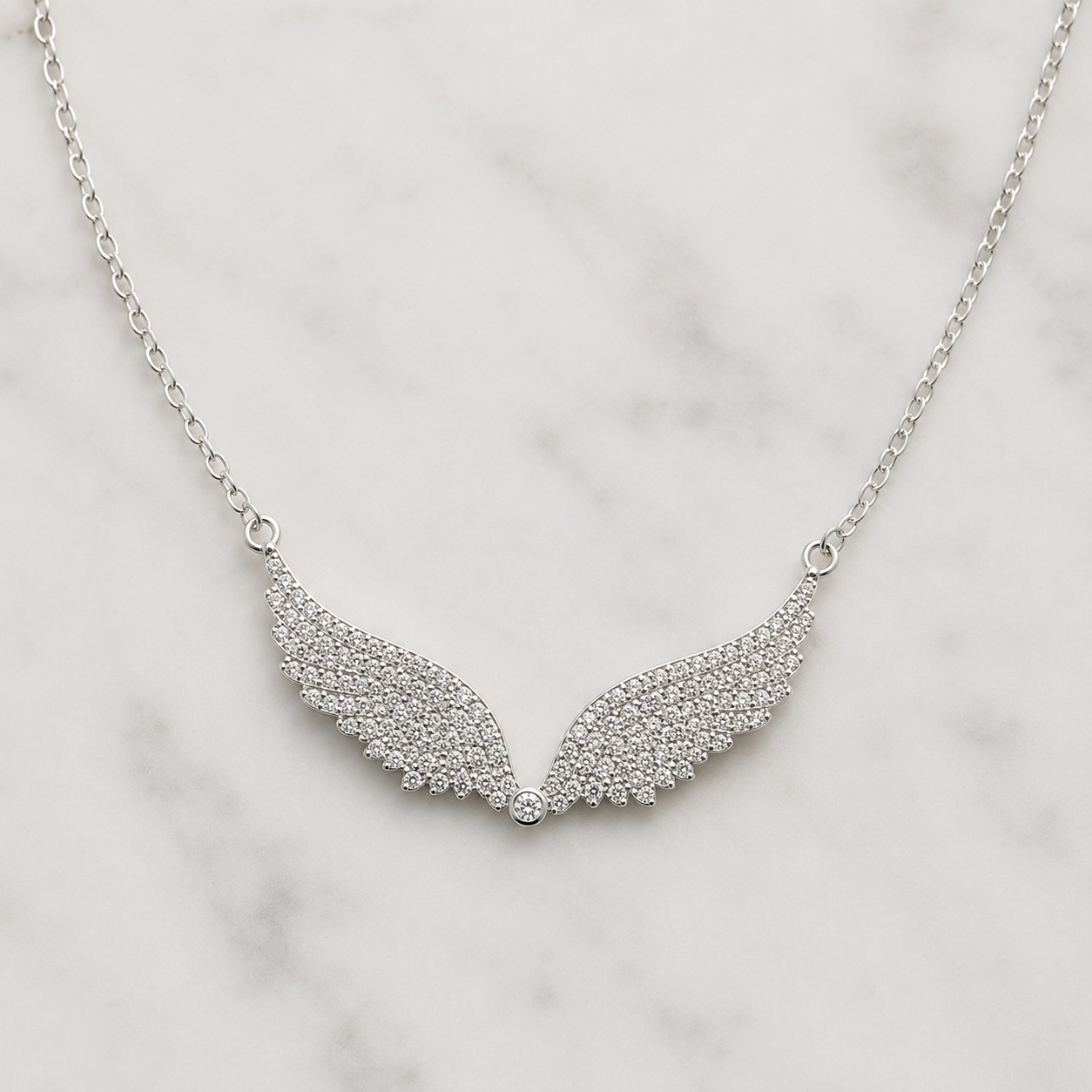 Crystal Wings Necklace - Image 5